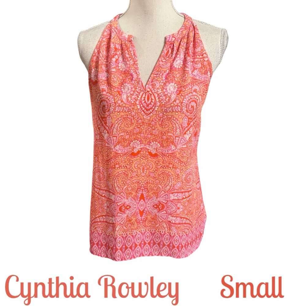 Cynthia Rowley Gorgeous Sleeveless Top SMALL #R - Picture 1 of 6